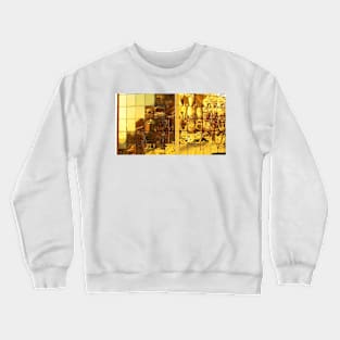 Reflected Hilly Town. Petropavlovsk, Kamchatka, Russia Crewneck Sweatshirt